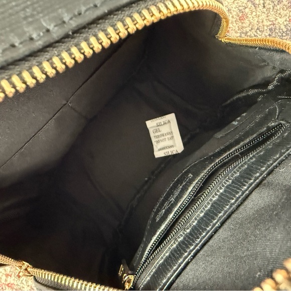 Bebe Mini Black and Gold Backpack with Chain Detail NWT - Picture 8 of 8